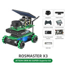 Robot ROSMASTER X3 ROS2 avec roue Mecanum pour Jetson NANO 4GB/Orin NANO/Orin NX/RaspberryPi 5