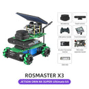 Robot ROSMASTER X3 ROS2 avec roue Mecanum pour Jetson NANO 4GB/Orin NANO/Orin NX/RaspberryPi 5