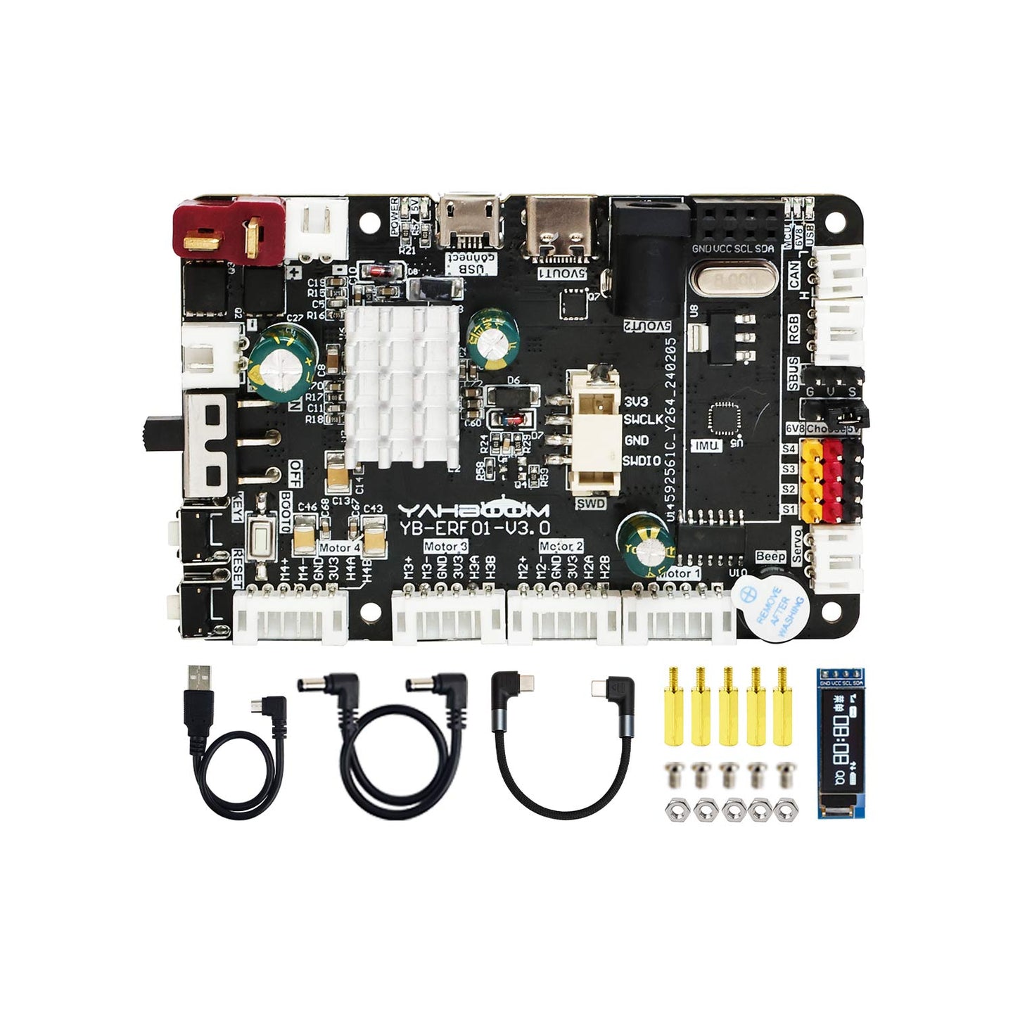 ROS robot control board V3.0 with STM32F103RCT6 Support RaspberryPi 5/Jetson/RDK X3