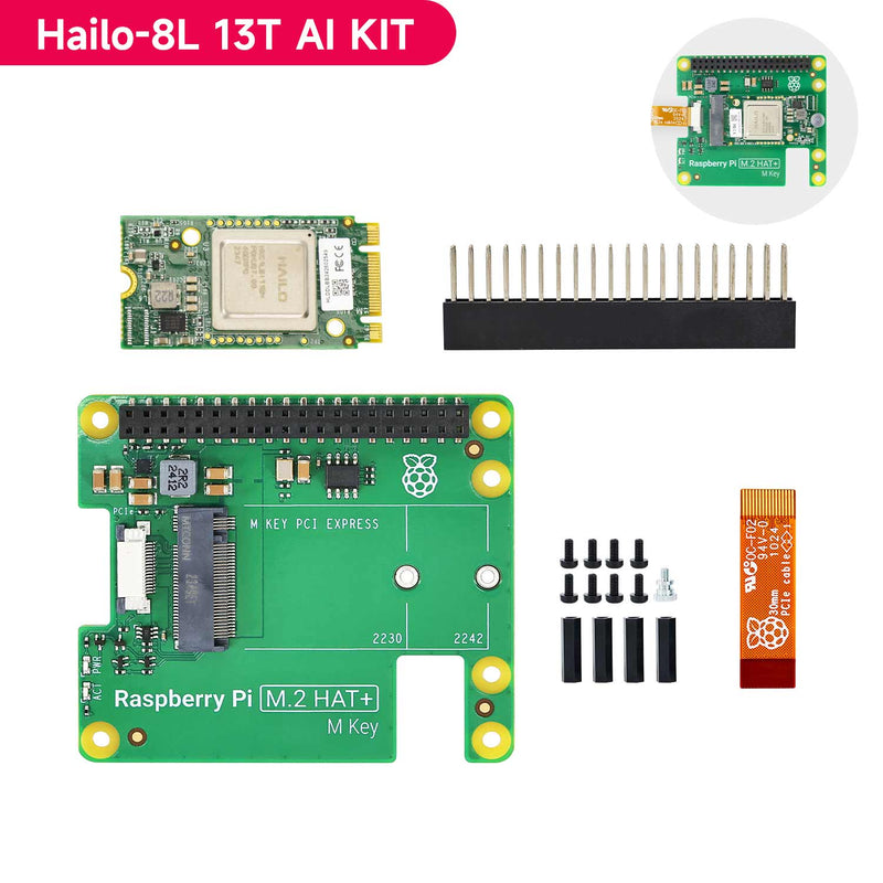 Hailo 8/8L AI acceleration module for Raspberry Pi 5