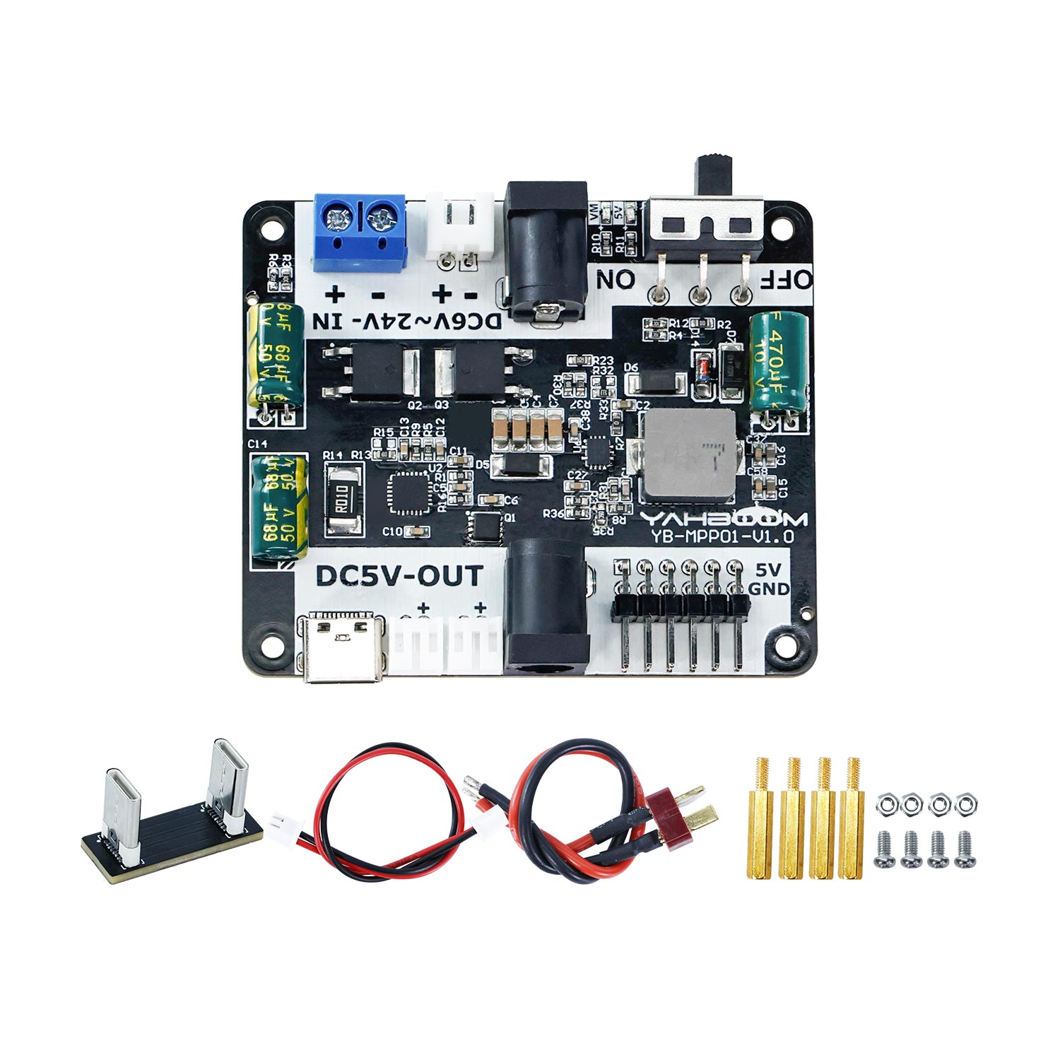 Carte d'extension d'alimentation pour Raspberry Pi 5