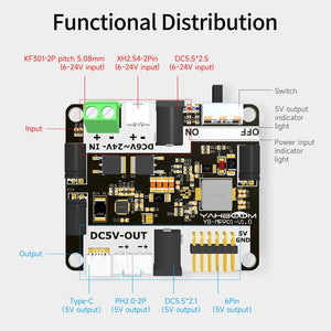 Carte d'extension d'alimentation pour Raspberry Pi 5