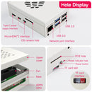 Carcasa metálica para Raspberry Pi 5 con ventilador de refrigeración PWM