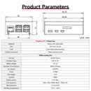 Carcasa metálica para Raspberry Pi 5 con ventilador de refrigeración PWM