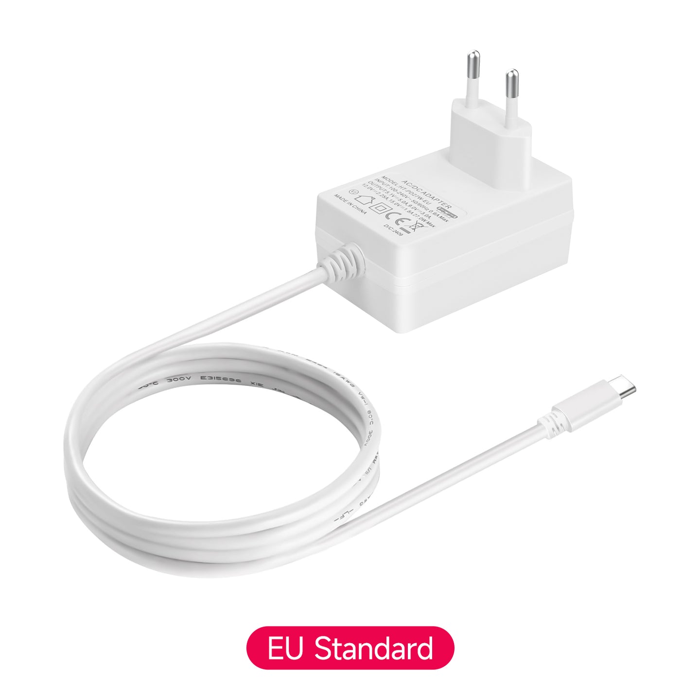 27W 5.1V/5A PD Power Supply for Raspberry Pi 5