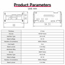 Estuche de acrílico para Raspberry Pi 5 con ventilador de refrigeración PWM