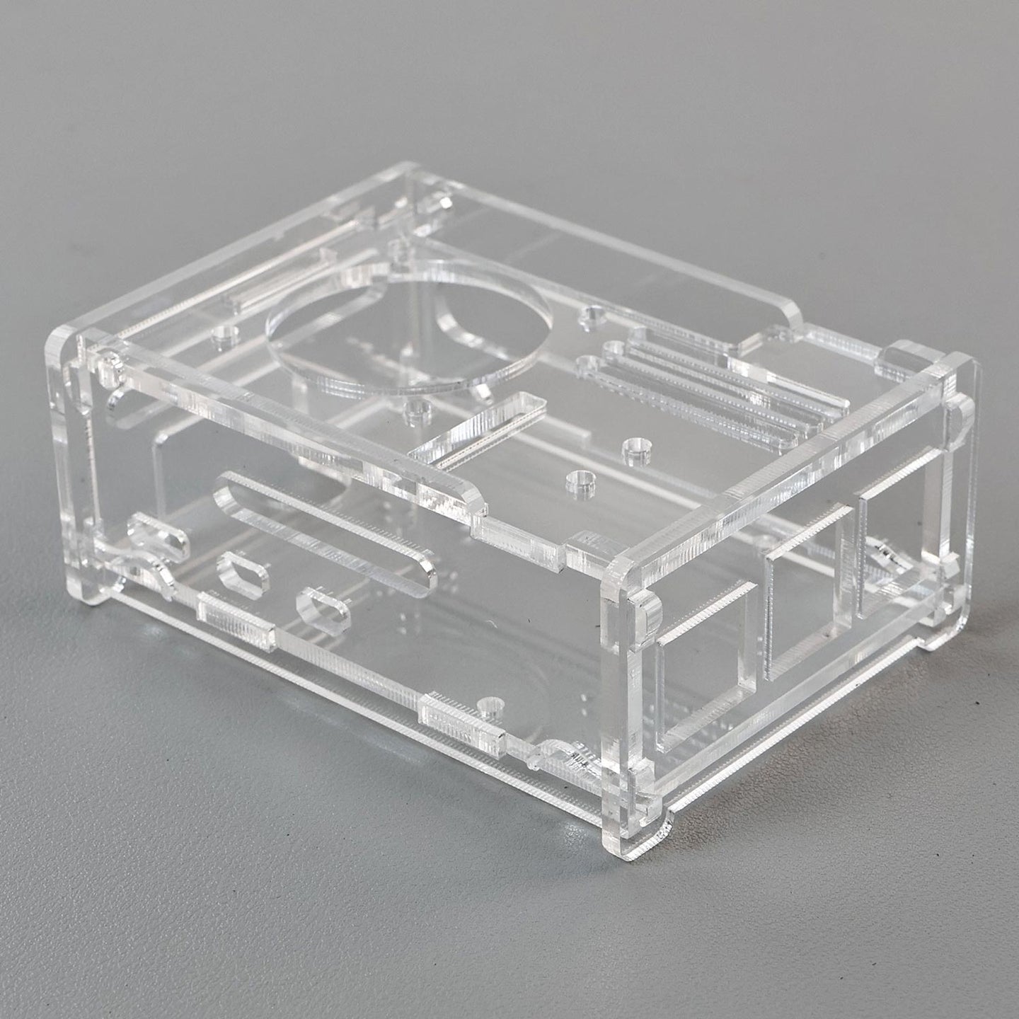 Estuche de acrílico para Raspberry Pi 5 con ventilador de refrigeración PWM