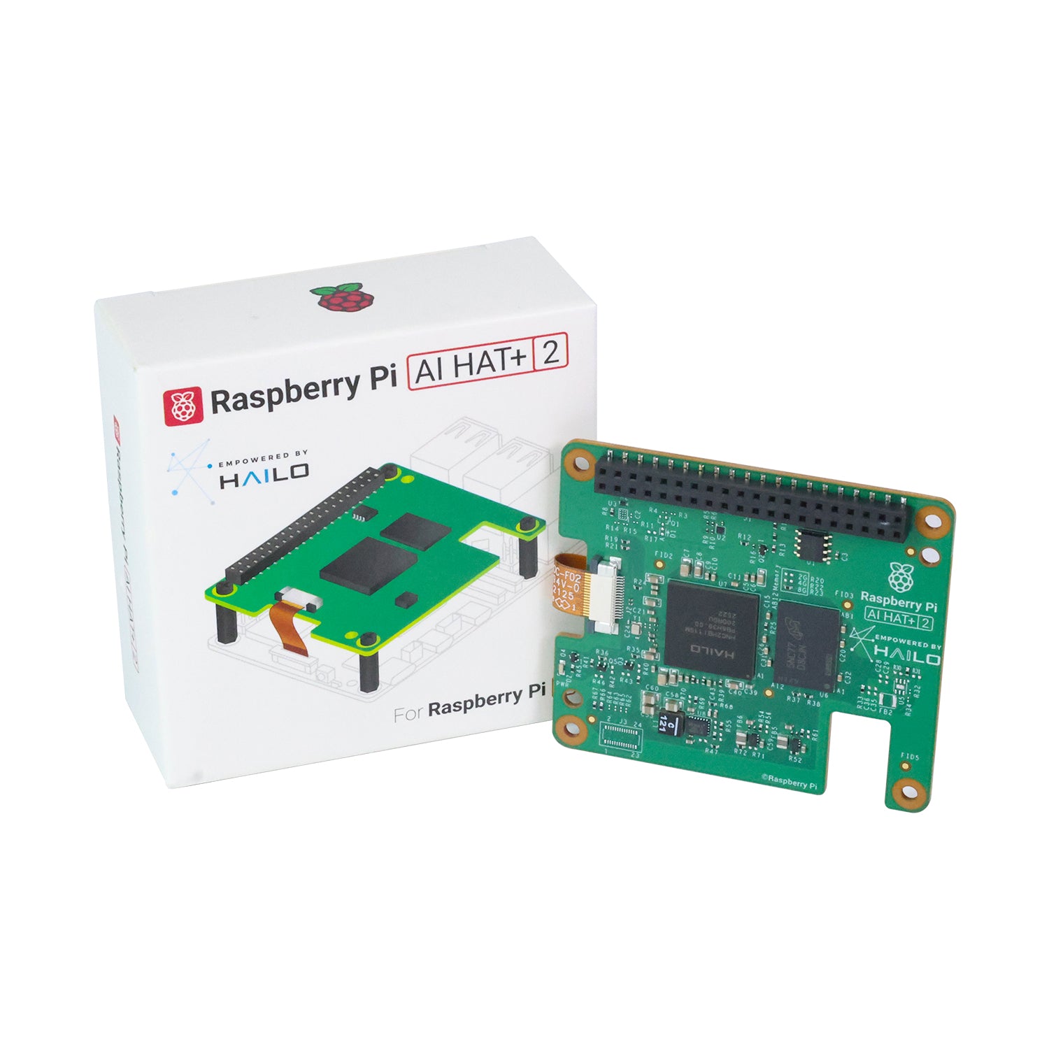 Hailo-10H AI HAT+2 40 TOPS for Raspberry Pi 5