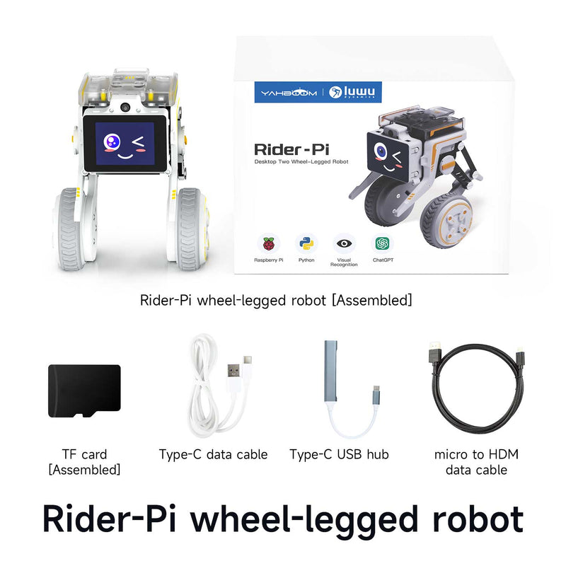 Robot à deux roues Rider-Pi (module de base Raspberry Pi CM4)