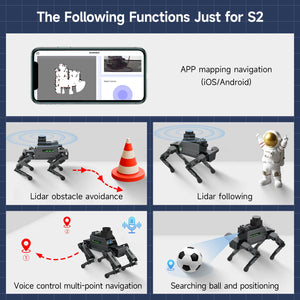 12DOF Robot Dog DOGZILLA S1/S2 for Raspberry Pi 5(ROS2-HUMBLE)