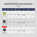 Pneu de roue en caoutchouc de 65 mm compatible avec le moteur TT pour voiture intelligente