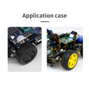 Pneu de roue en caoutchouc de 65 mm compatible avec le moteur TT pour voiture intelligente