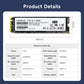 Disque SSD NVMe M.2 256 G/512 G