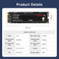 Disque SSD NVMe M.2 256 G/512 G