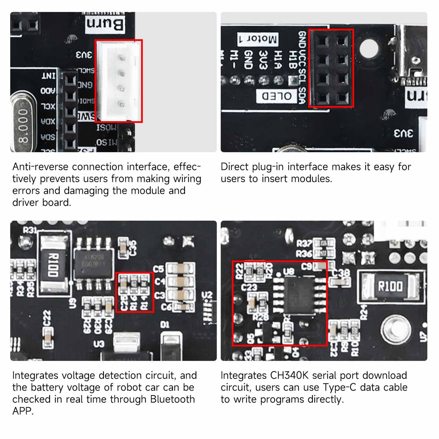 STM32 Driver Expansion Board for Self-balancing Robot Car