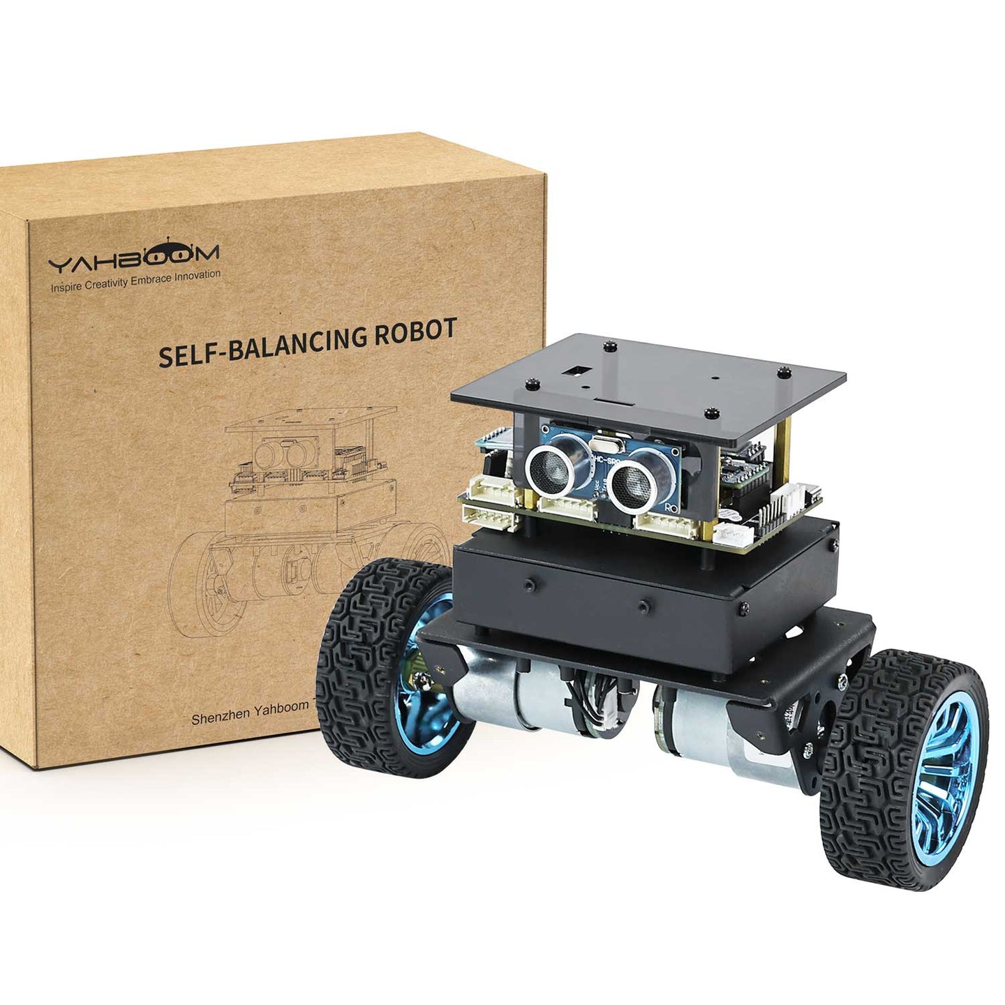 Voiture robot auto-équilibrée STM32 (charge : 4 kg)