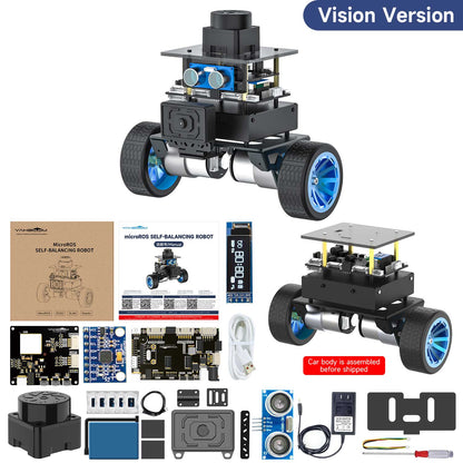 MicroROS Self-balancing Robot Car Support 4KG Load(Standard/Vision version)