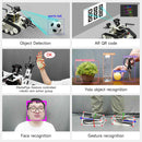 Transbot SE recognizes footballs, QR codes, faces, gesture, etc.
