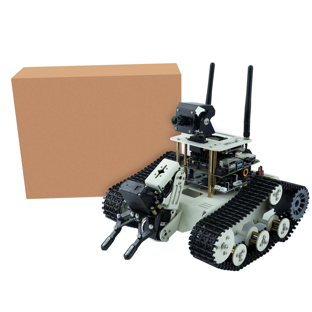 ROS AI Vision Tank with 3DOF Robotic Arm for Raspberry Pi Jetson NANO