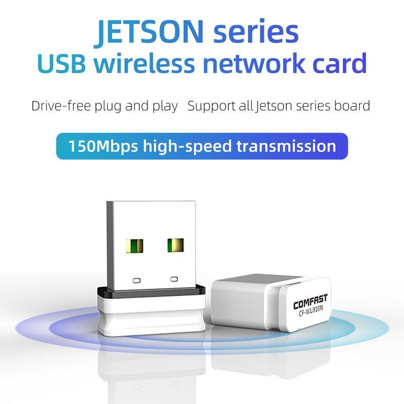 USB wireless network card drive-free for JETSON NANO/Xavier NX/TX2 NX/Orin NX/Orin NANO