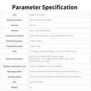 Tarjeta de red inalámbrica con antena USB 3.0 de 2,4 G/5 G y 1300 M para Jetson NANO/Xavier NX/TX2-NX