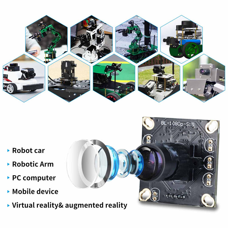 2MP USB Camera Module for Raspberry Pi Jetson Car or Robotic Arm