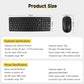 Wireless keyboard and mouse set compatible with Raspberry Pi/Jetson NANO/RDK X3