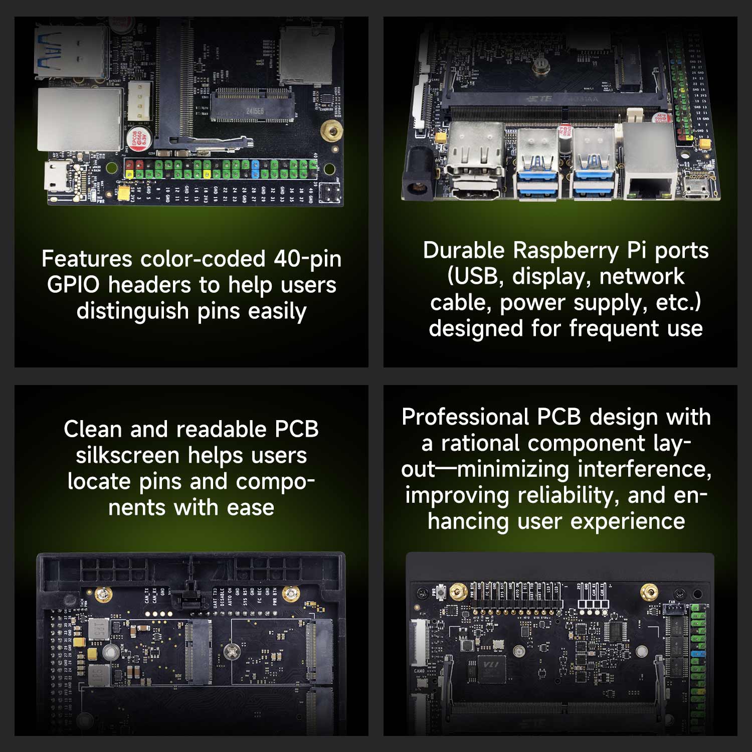 Yahboom Jetson Carrier Board for NVIDIA Jetson NANO, Jetson Orin NANO and Jetson Orin