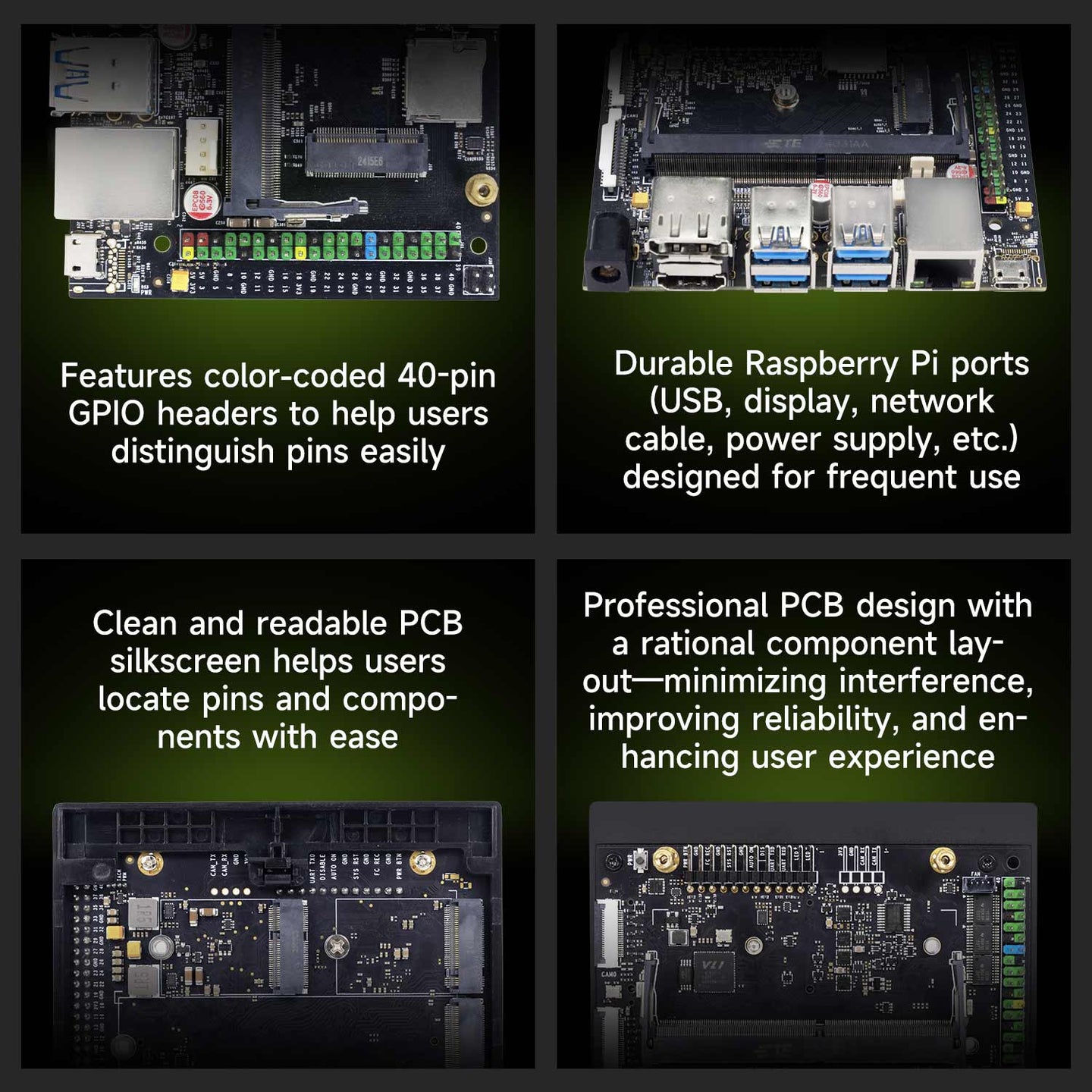 Yahboom Jetson Carrier Board for NVIDIA Jetson NANO, Jetson Orin NANO and Jetson Orin