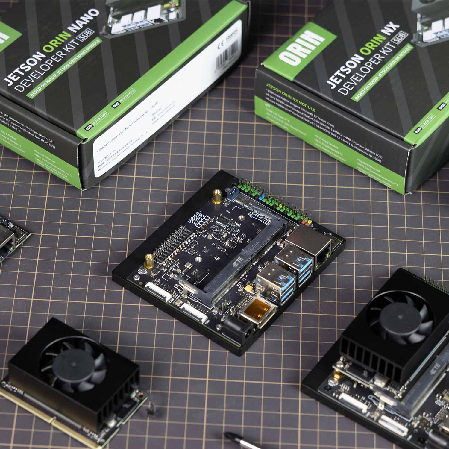 Yahboom Jetson Carrier Board for NVIDIA Jetson NANO, Jetson Orin NANO and Jetson Orin