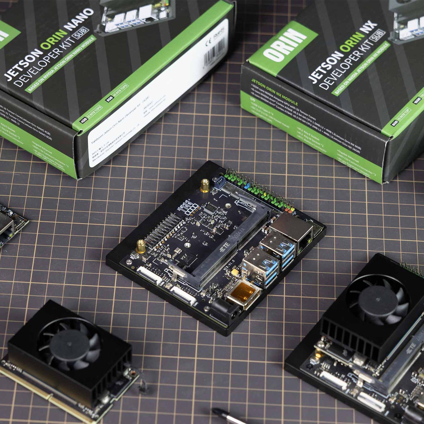 Yahboom Jetson Carrier Board for NVIDIA Jetson NANO, Jetson Orin NANO and Jetson Orin