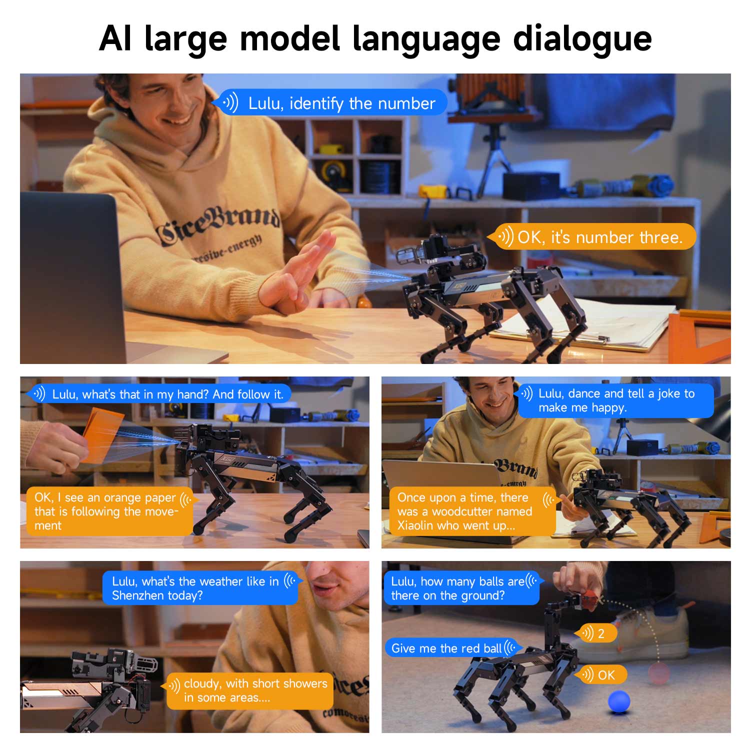 YahboomDOGZILLA Language Dialogue