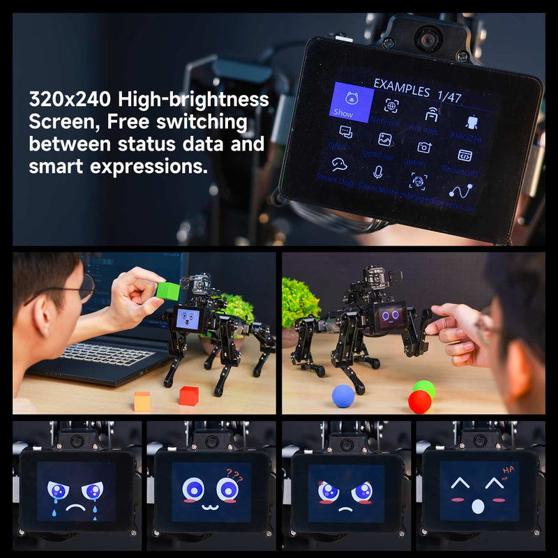 DOGZILLA-Lite AI Large Model Quadruped Raspberry Pi Robot Dog with robotic arm