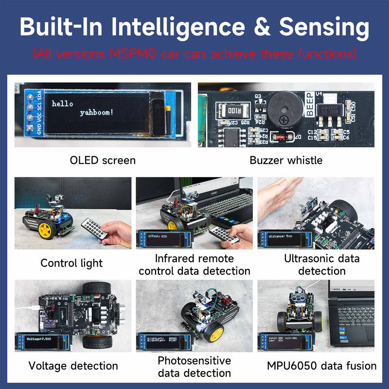 Yahboom MSPM0 smart robot car based on MSPM0G3507