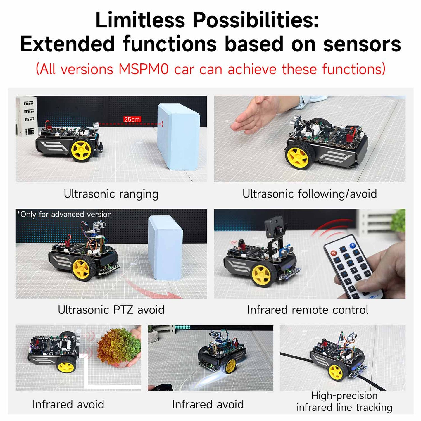 Yahboom MSPM0 smart robot car based on MSPM0G3507