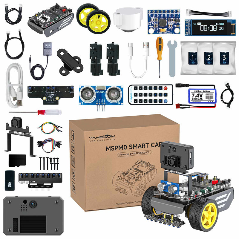 Yahboom MSPM0 smart robot car based on MSPM0G3507