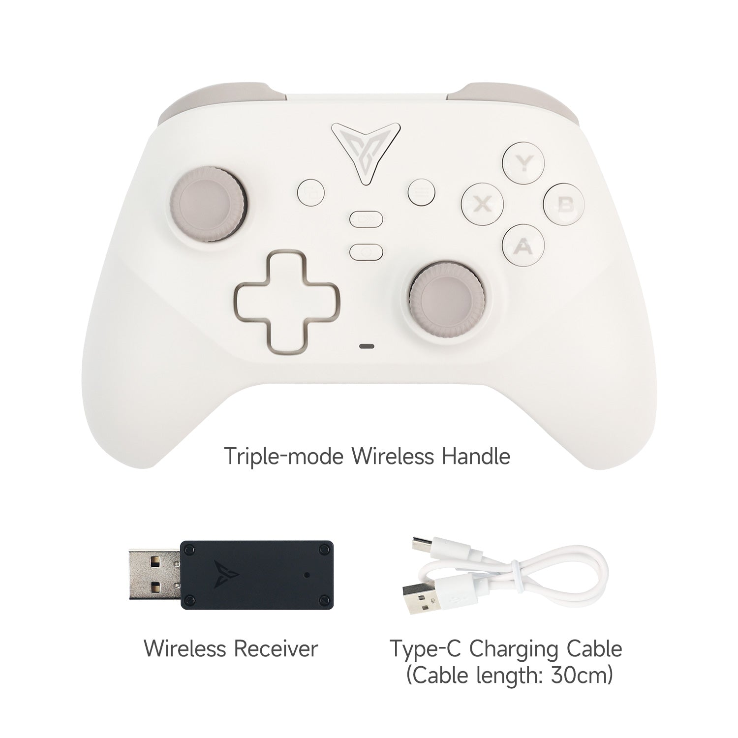 Yahboom Triple-mode Wireless Handle Supports Wired, Bluetooth, 2.4G Wireless
