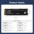 256GB/512GB/1TB/2TB M.2 NVMe Solid State Drive