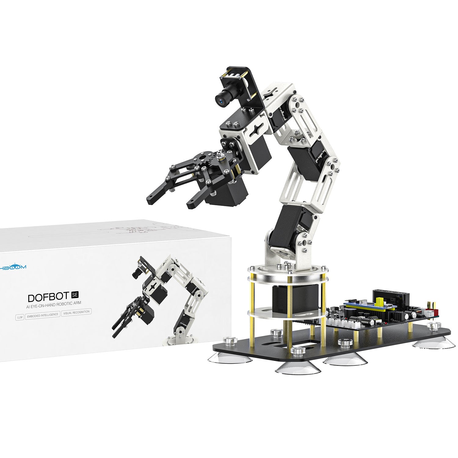 DOFBOT SE AI Large Model Vision Robotic Arm with ROS2 Python Programming (Virtual Machine Version)