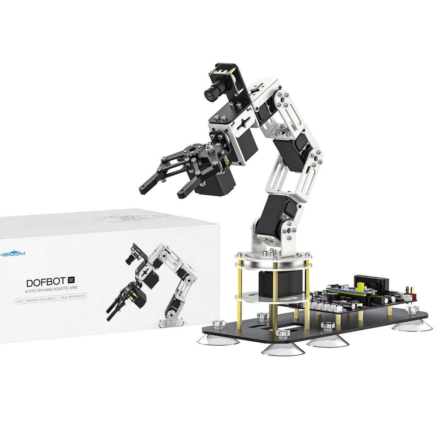 DOFBOT SE AI Large Model Vision Robotic Arm with ROS2 Python Programming (Virtual Machine Version)
