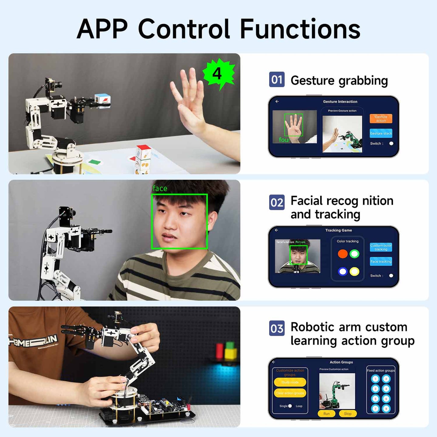 DOFBOT SE AI Large Model Vision Robotic Arm with ROS2 Python Programming (Virtual Machine Version)