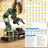 Dofbot robotic arm model on a wooden surface with educational tutorials content displayed on a screen.