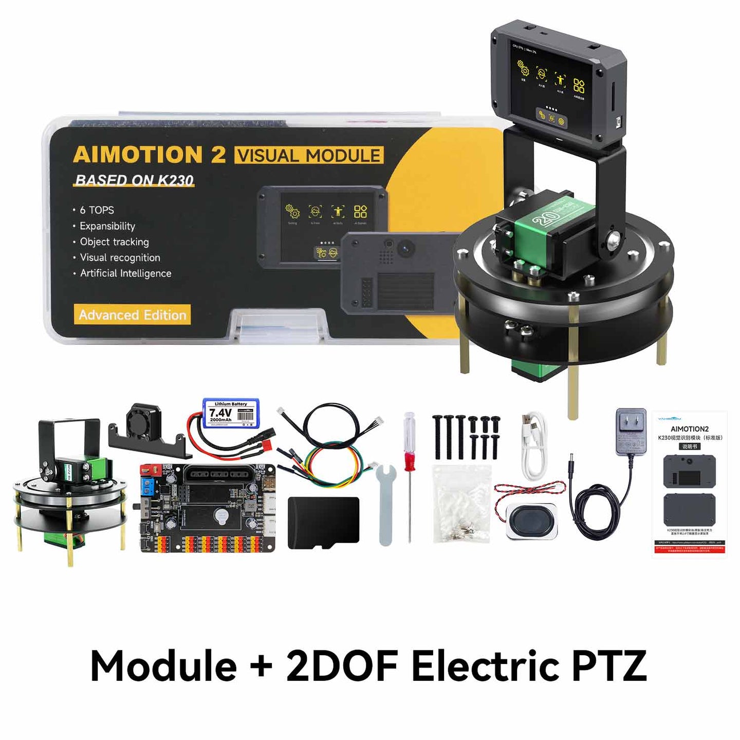 Yahboom K230 Vision Recognition Module AI Intelligent Camera