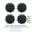 Kit de roues Yahboom Mecanum pour robot DIY ou voiture intelligente programmable
