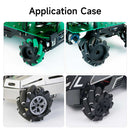 Kit de roues Yahboom Mecanum pour robot DIY ou voiture intelligente programmable