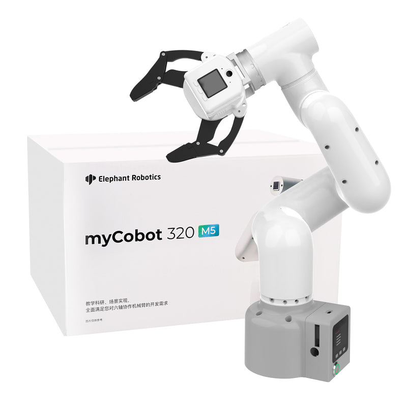 Bras robotique collaboratif MyCobot 320 M5 supportant une charge utile de 1 kg