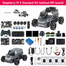 ROSMASTER M1 AI Large Model ROS2 Robot with Mecanum Wheel for Jetson NANO 4GB/Orin NANO SUPER/RDK X5/RaspberryPi 5