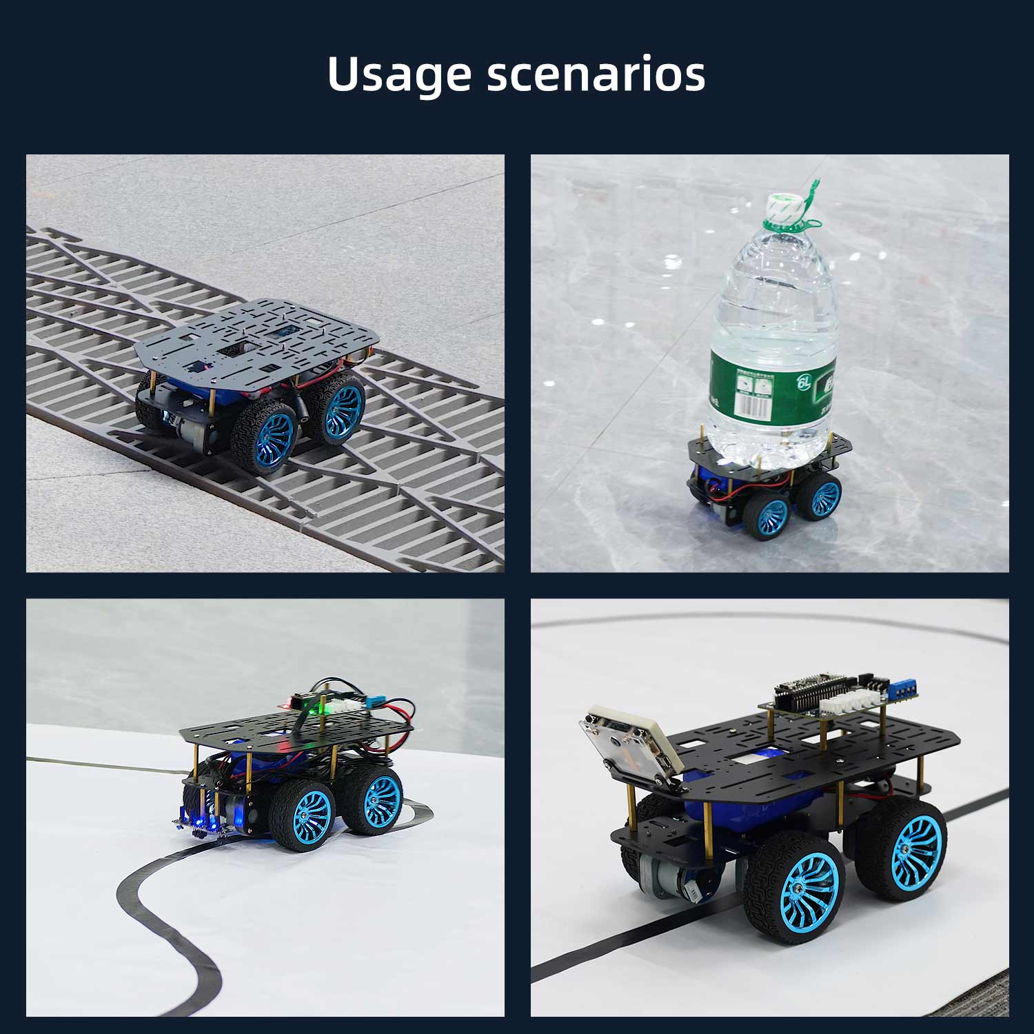 Yahboom MSPM0 Smart Robot Car Aluminum Alloy Chassis Kit