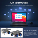 Yahboom MSPM0 Smart Robot Car Aluminum Alloy Chassis Kit