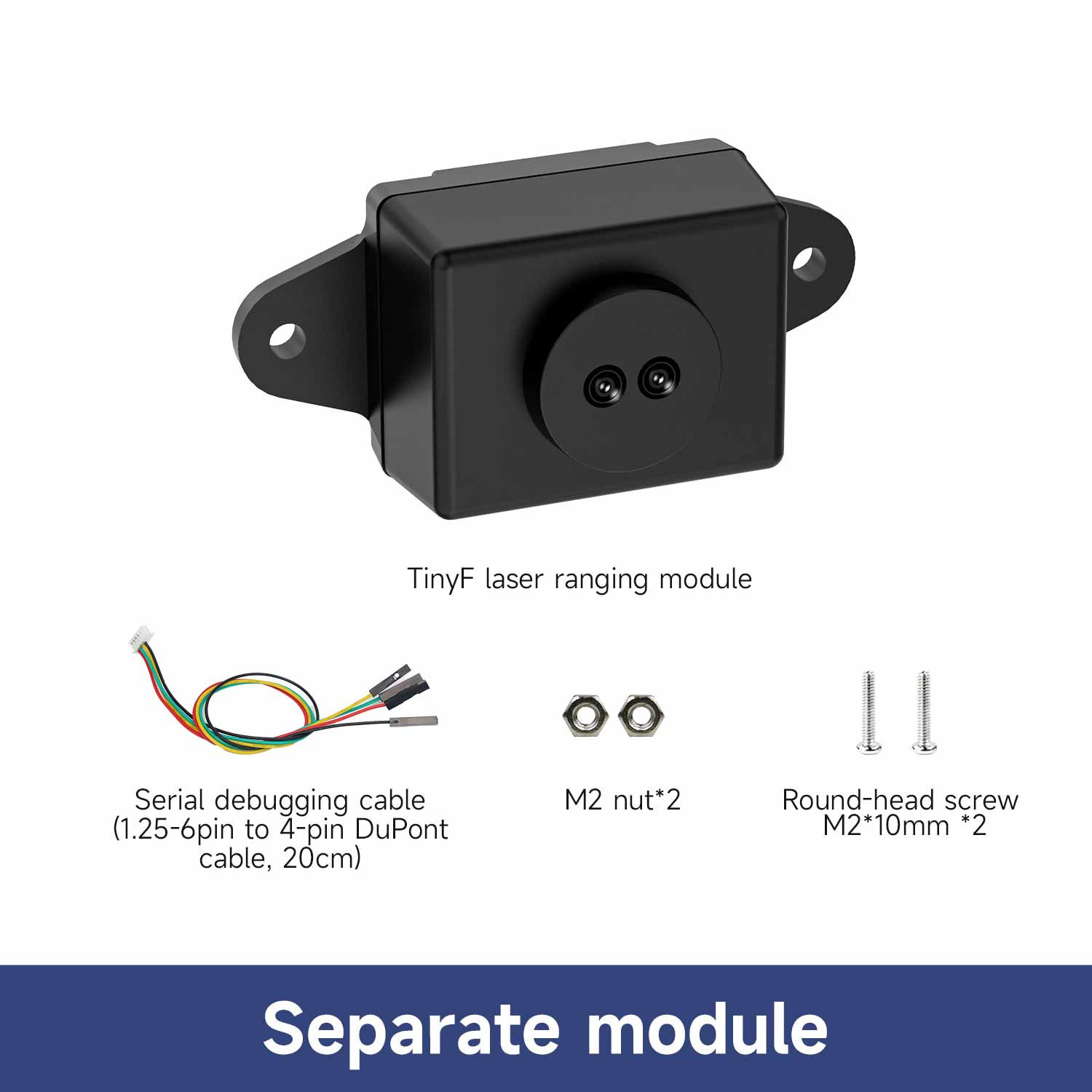 Yahboom TinyF Laser Ranging Module for Robot Car Distance Measurement